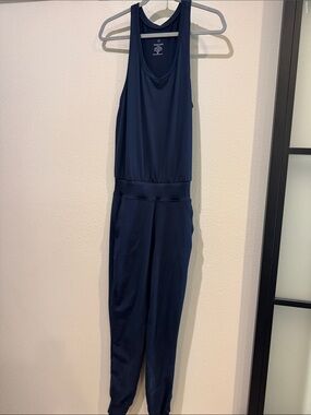 Sweaty Betty Navy Sleeveless Jumpsuit